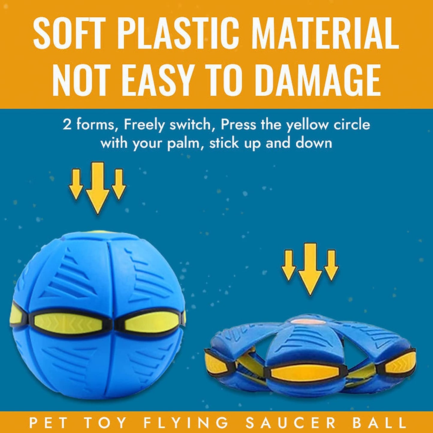 DoggyDisc™ - Flying Saucer Ball Toy