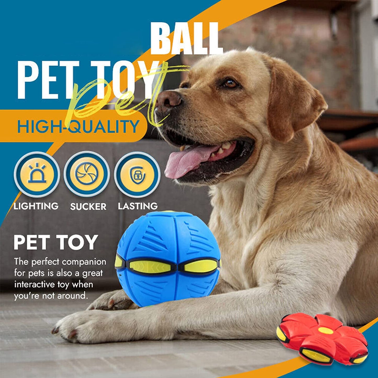 DoggyDisc™ - Flying Saucer Ball Toy