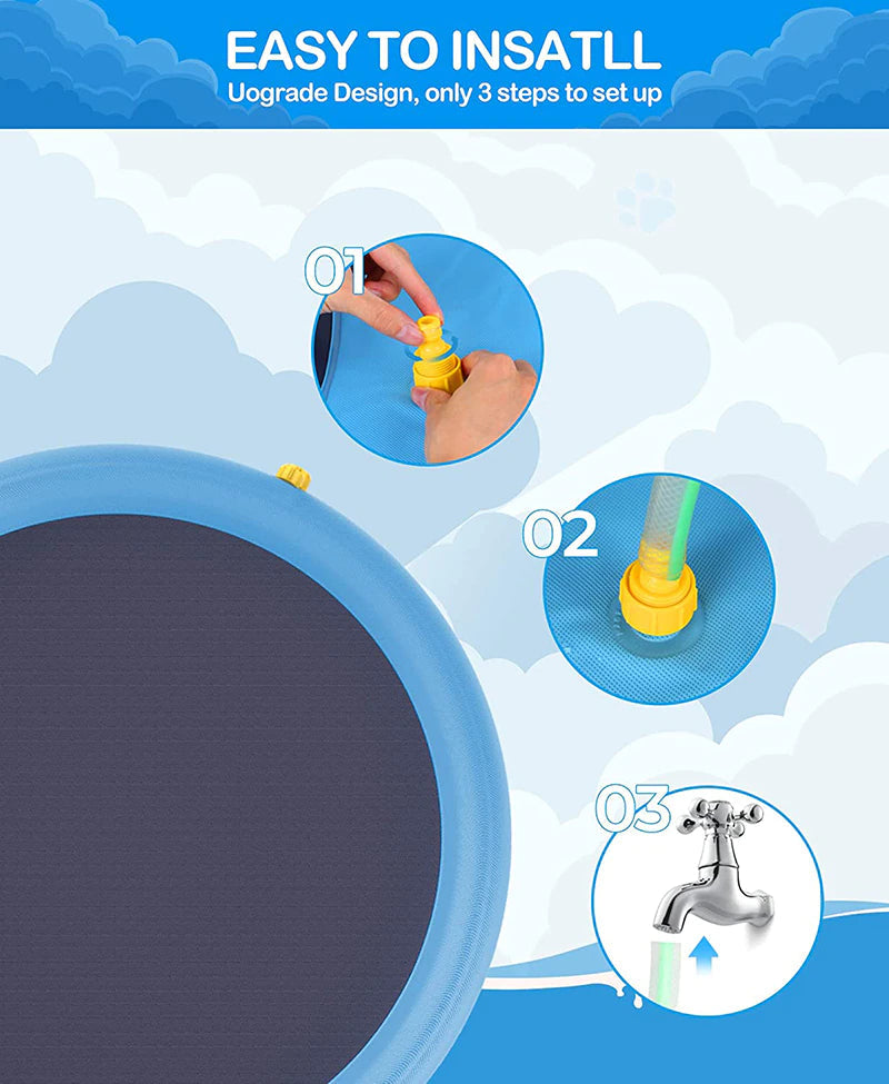 PupSplash™ - Cooling Sprinkler Pad