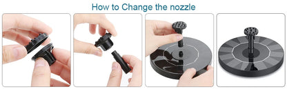 Solar Serenity Garden Fountain